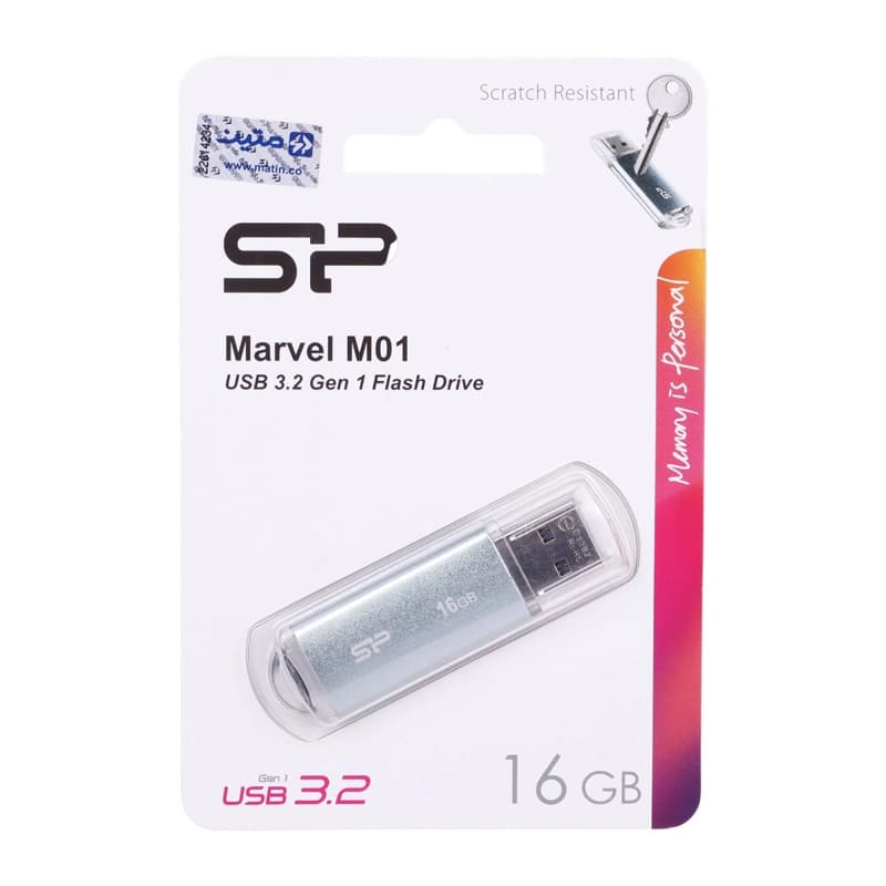 فلش 16 گیگ سیلیکون پاور Silicon Power Marvel M01 USB 3.2 — تصویر ۵