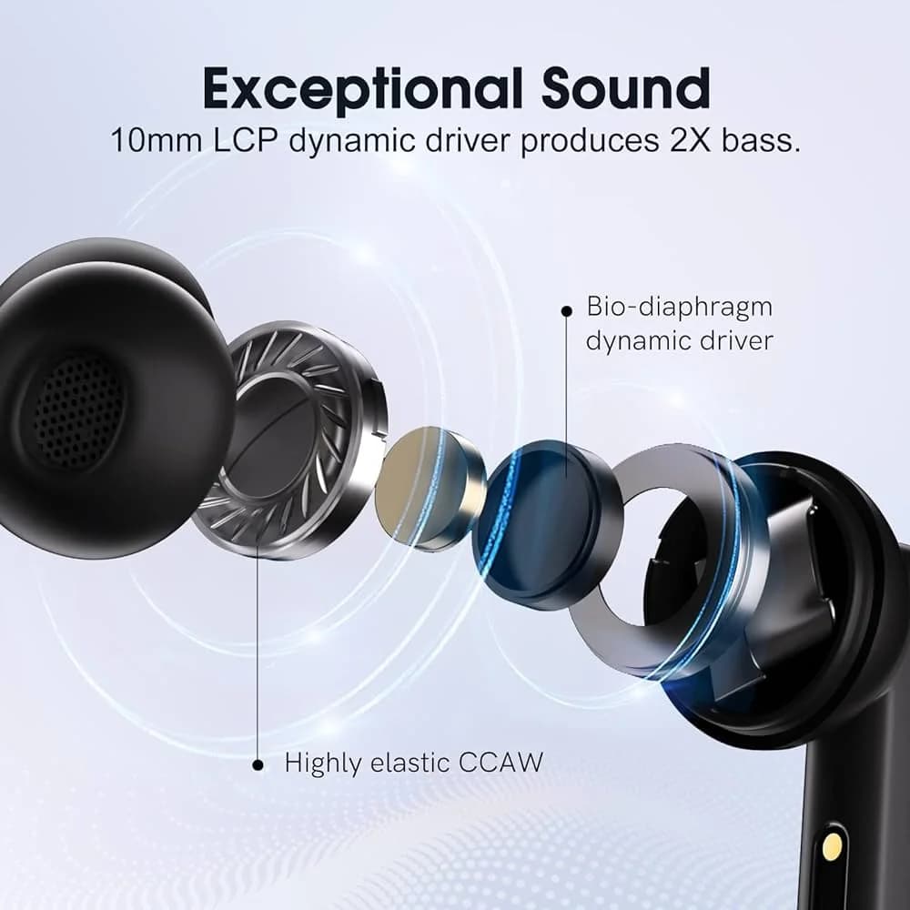 هدفون بلوتوثی شیائومی مدل Qcy T13 Anc Bluetooth Earphones — تصویر ۳