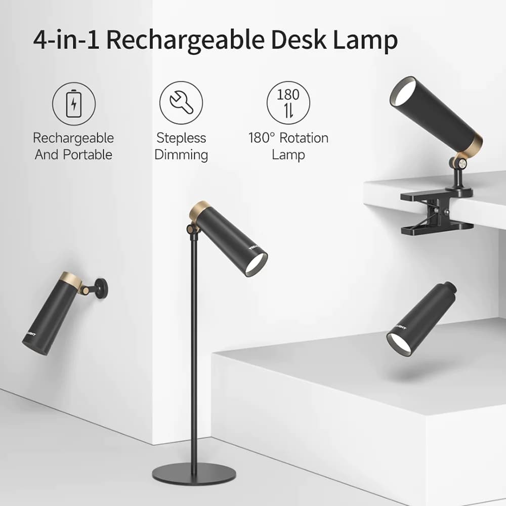 چراغ مطالعه شیائومی مدل Xiaomi Yeelight 4-in-1 Rechargeable Desk Lamp YLYTD-0011 — تصویر ۲