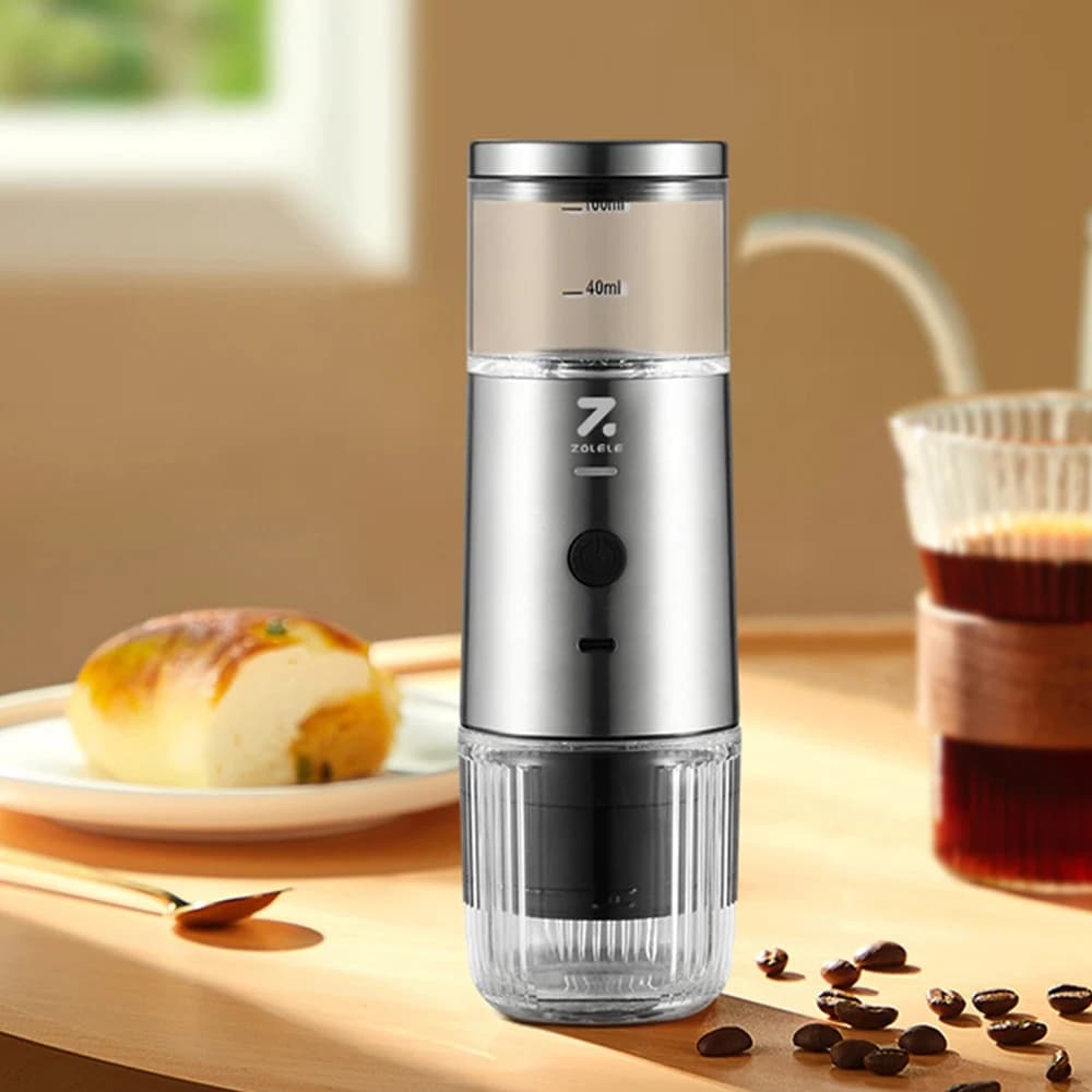 دستگاه قهوه ساز شارژی قابل حمل شیائومی مدل ZOLELE MG73T Portable Mini Coffee Machine Wireless — تصویر ۵