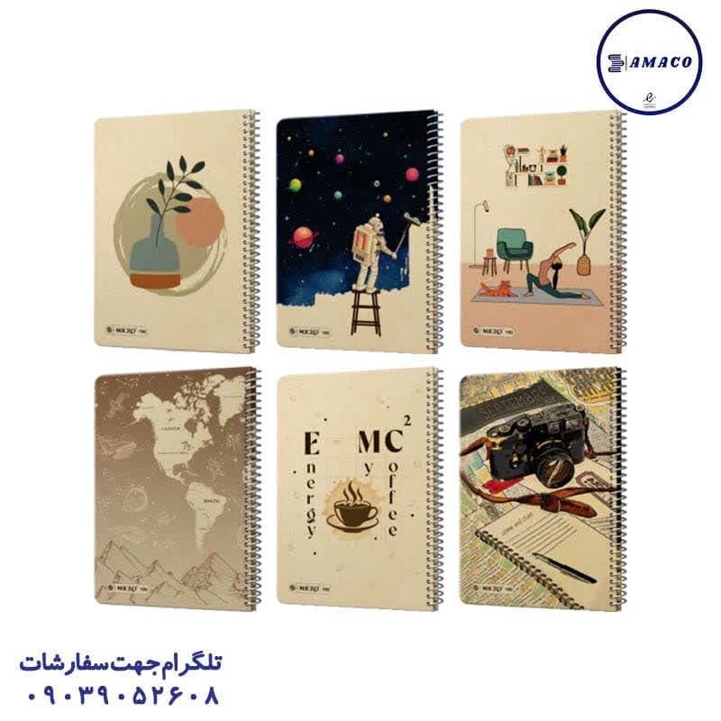 میکرو – دفتر 100 خطی جلدسخت کرافت کد F27