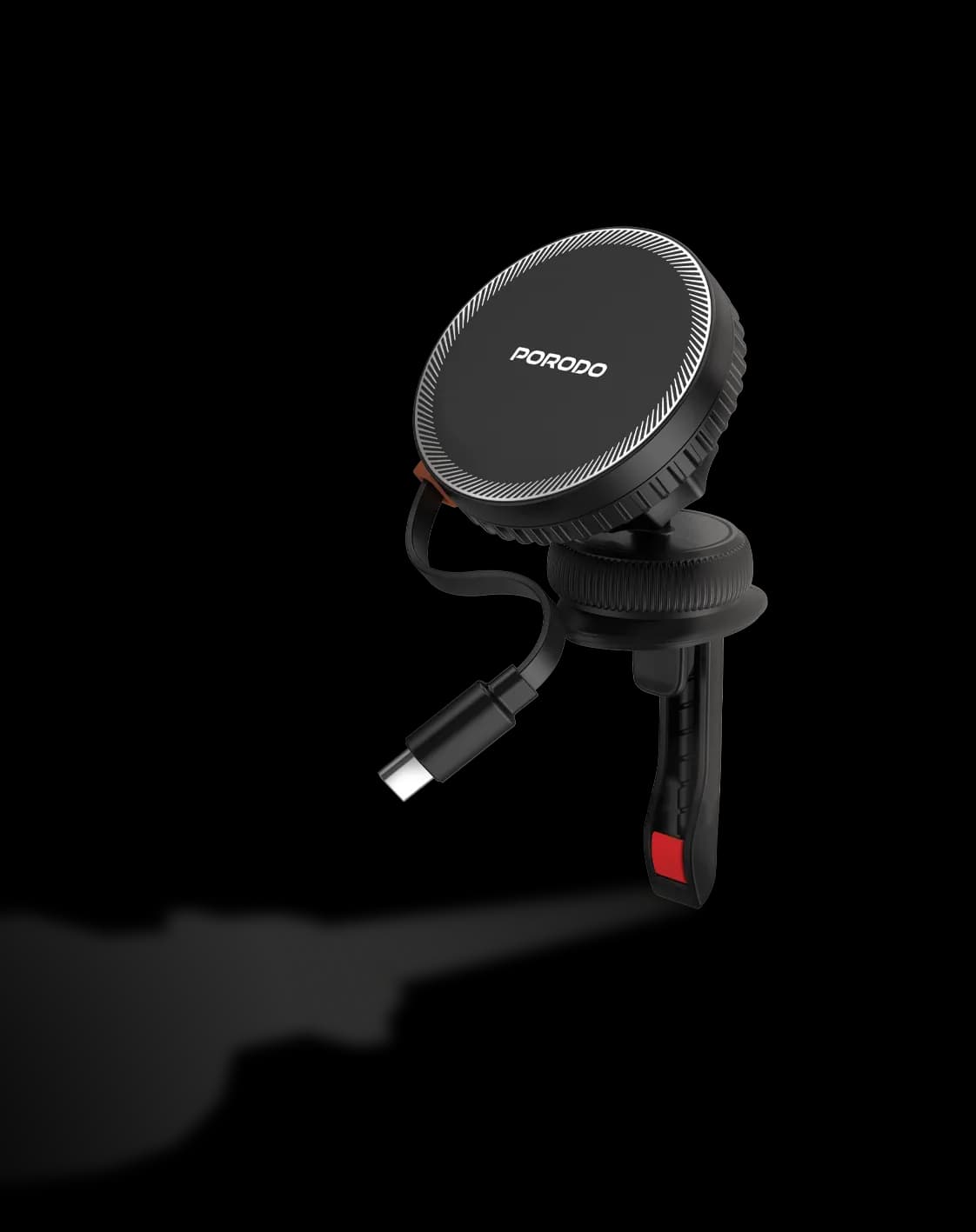 شارژر بیسیم ماشین مگسیف گوشیهای هوشمند مدل HS14 Retractable Type-C پرودو