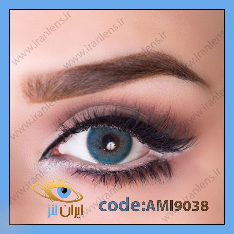 لنز رنگی میامی بلو فصلی کد Ami9038