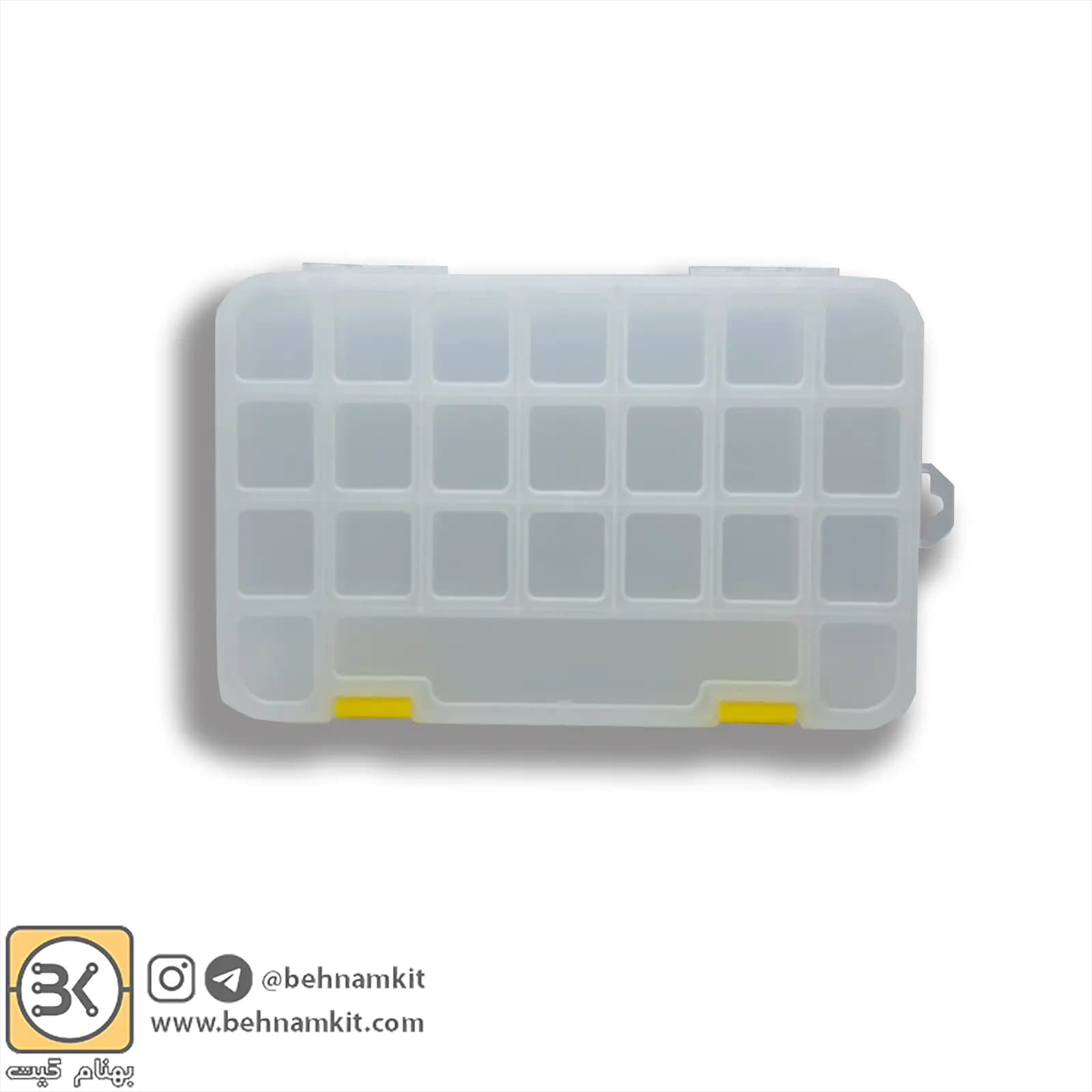 کیف قطعات / ارگانایزر یا نظم دهنده ابزار کیفی 24 خانه