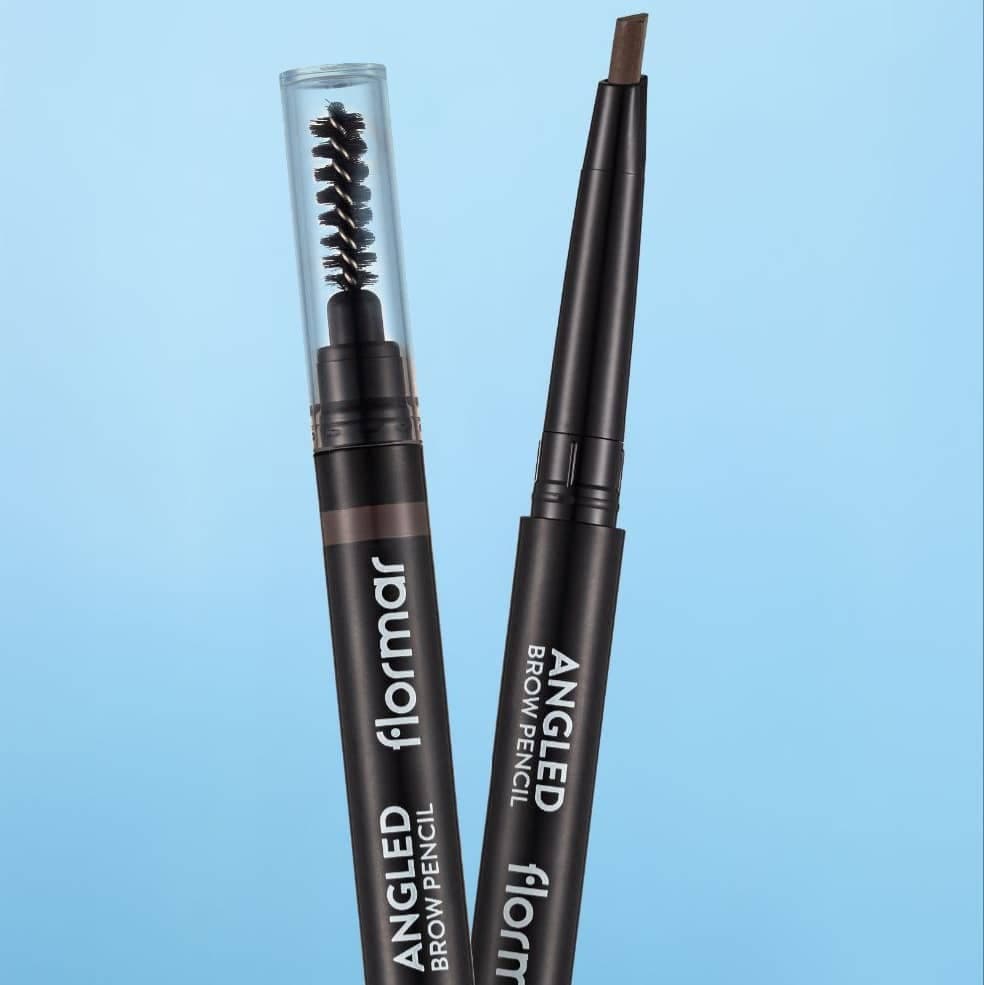 مداد ابرو براش دار آنجلد فلورمارflormar مدل Angled Brow Pencil همه شماره ها — تصویر ۳