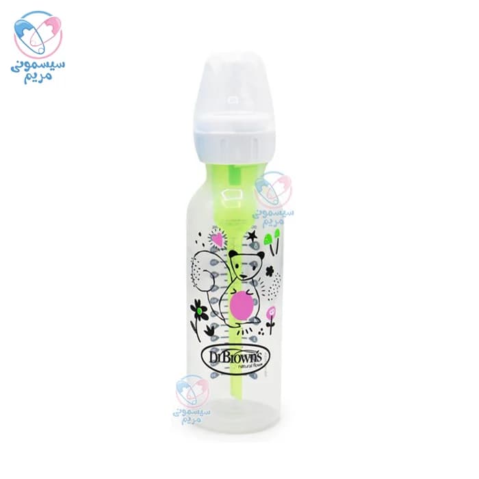 شیشه شیر 250 میل طلقی دکتر براون سنجاب Dr.Brown’s 81108