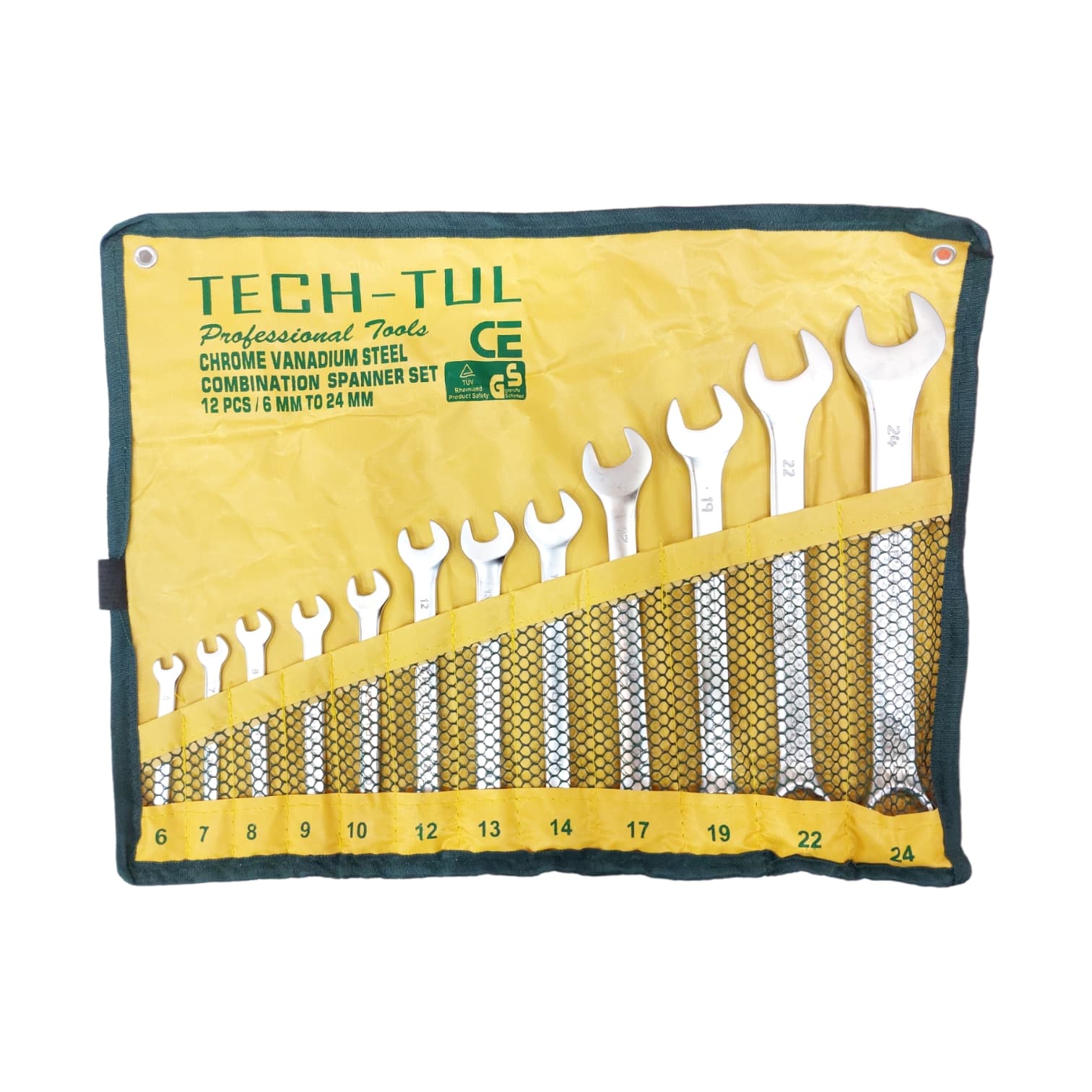 مجموعه ۱۲ عددی آچار tech-tul