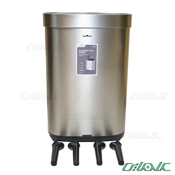 سطل زباله هوشمند مربع هومفل مدل 485-425-285-225 (50L) — تصویر ۷