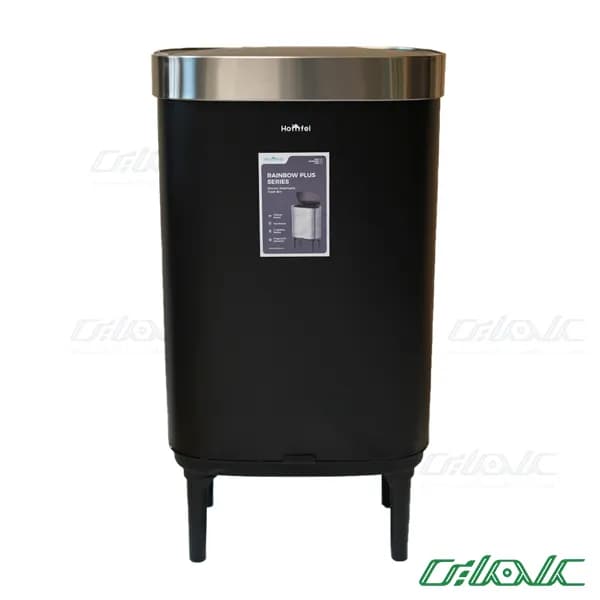سطل زباله هوشمند مربع هومفل مدل 485-425-285-225 (50L) — تصویر ۵