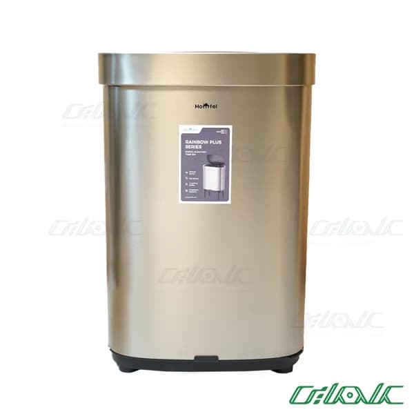 سطل زباله هوشمند مربع هومفل مدل 485-425-285-225 (50L) — تصویر ۲