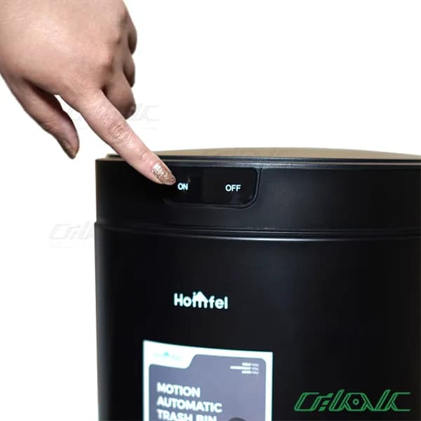 سطل زباله هوشمند گرد هومفل مدل 184-124(30L) — تصویر ۵