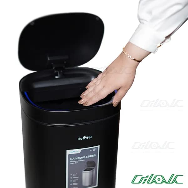 سطل زباله هوشمند مربع هومفل مدل 284-224 (30L) — تصویر ۵