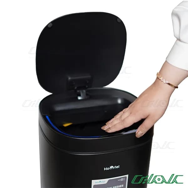 سطل زباله هوشمند مربع هومفل مدل 283-223 (20L) — تصویر ۶