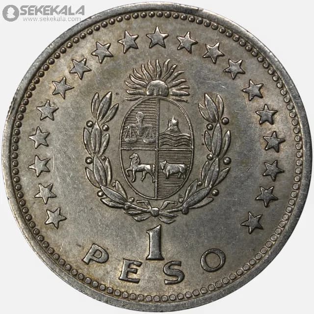 سکه 1 پزو اروگوئه 1960 — تصویر ۳