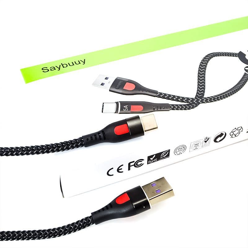کابل شارژ تایپ سی برند سی بای Saybuuy K3-C Type-C — تصویر ۲