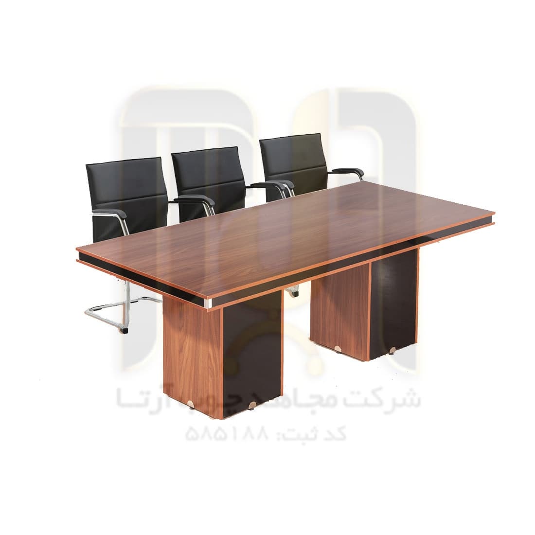 میز کنفرانس شش نفره مجاهد چوب آرتا