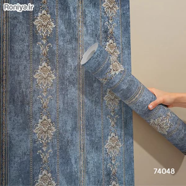 کاغذ دیواری طرح راه دار کلاسیک کد 74048 — تصویر ۲