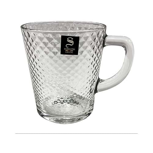 لیوان دسته دار کریستال مدل آیسان-ساده 272cc شیلینگ