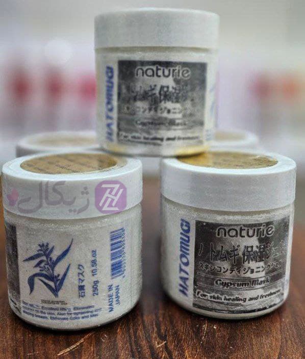 ماسک گچی لیفت صورت هاتوموگی اصل ژاپن Hatomugi Gypsum Mask — تصویر ۵
