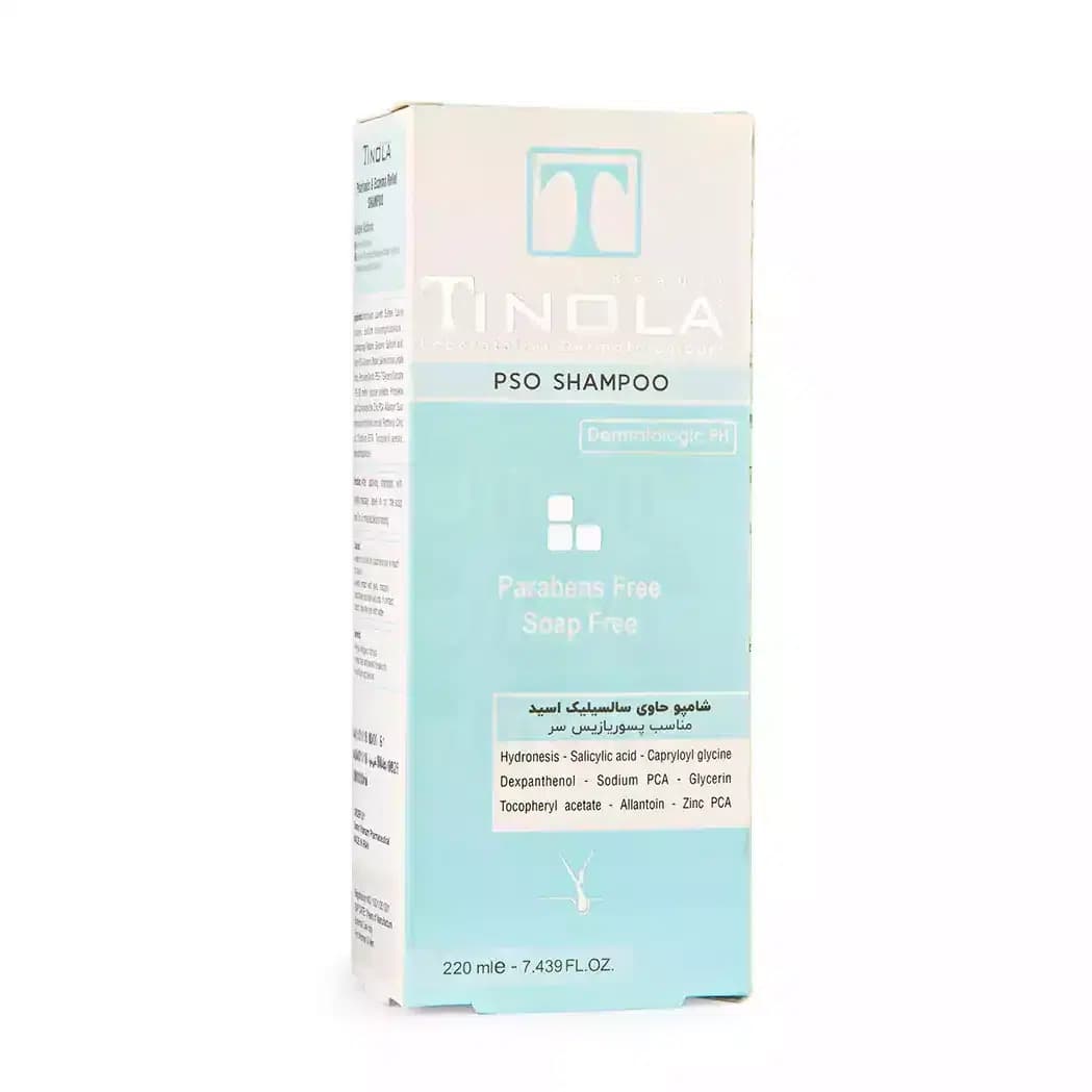 شامپو اسید سالیسیلیک تینولا مناسب برای پسوریازیس سر 220ml