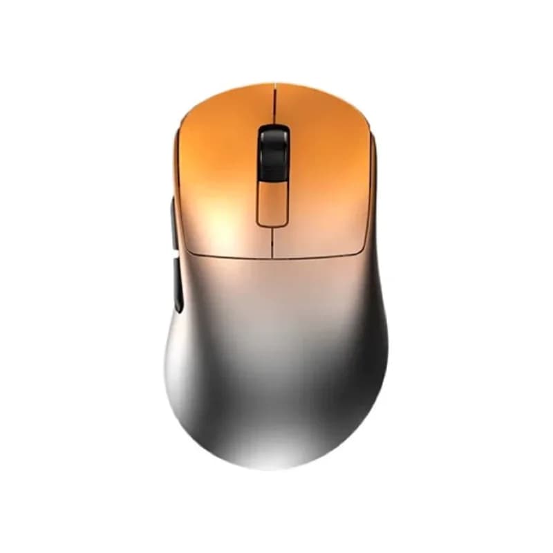 موس بی سیم/باسیم Leobog GM5 Ultra گرادینت نقره ای نارنجی