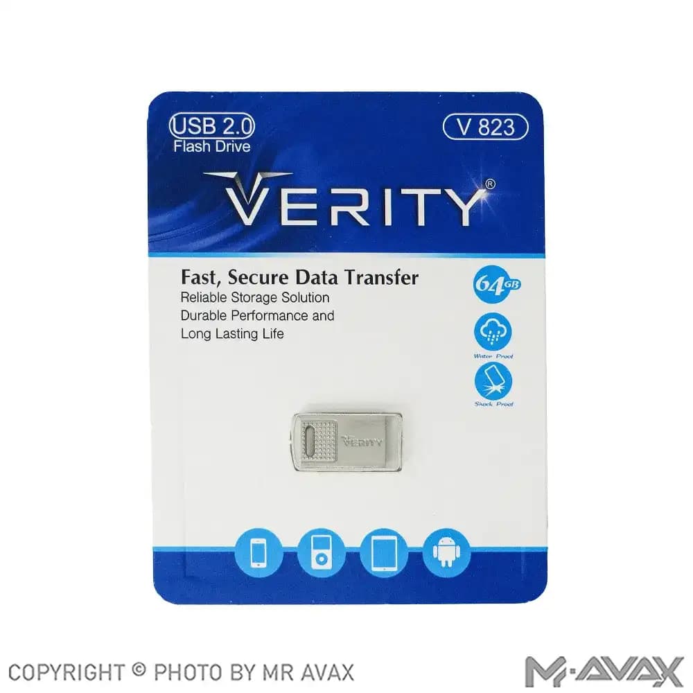 فلش مموری وریتی مدل V823 حافظه 64 گیگابایت USB 2.0
