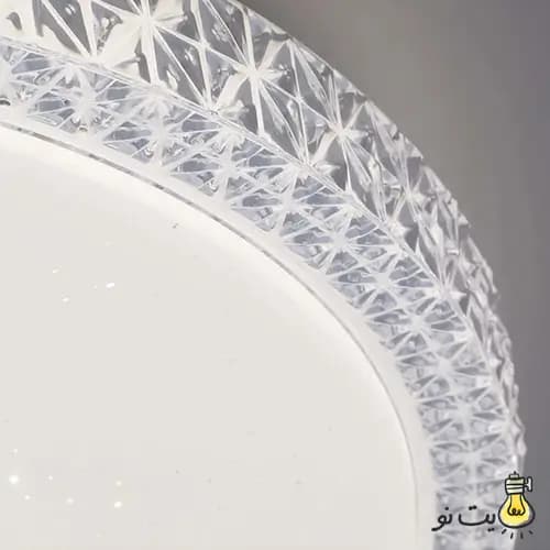 چراغ سقفی دو طبقه کریستالی — تصویر ۶