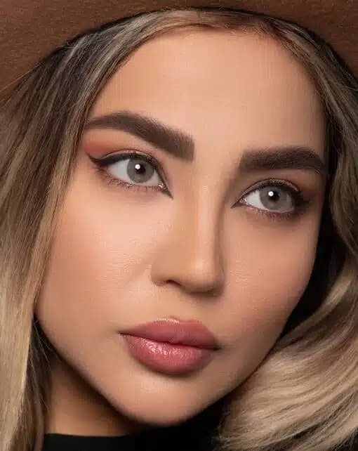 لنز عسلی اُپتی کالر روبی براون | OptiColor Ruby Brown Honey Lens — تصویر ۸