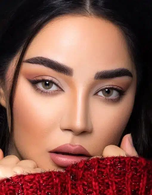 لنز عسلی اُپتی کالر روبی براون | OptiColor Ruby Brown Honey Lens — تصویر ۳