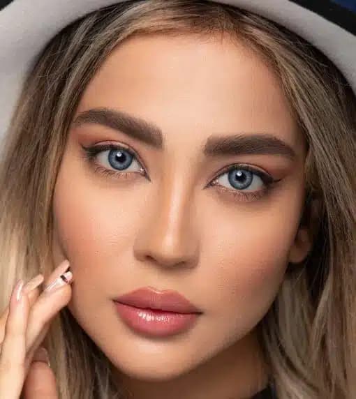 لنز آبی اُپتی کالر ریتا دارک بلو | Opti-Color Rita Dark Blue Lens
