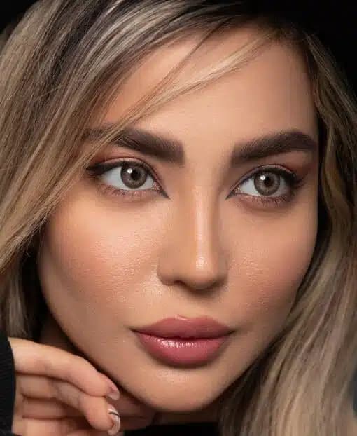 لنز عسلی اُپتی کالر ریتا براون | OptiColor Rita Brown Honey Lenses — تصویر ۳