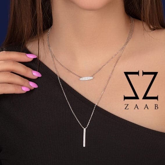 گردنبند دولاین خطی