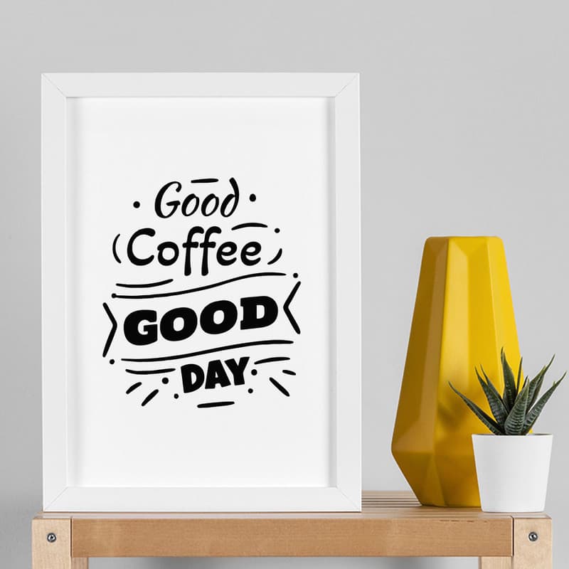 تابلو صبا طرح مدل COFFEE کد 319w