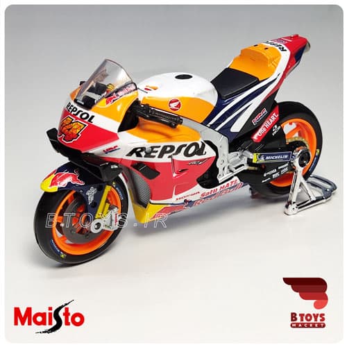 ماکت موتور هوندا رپسول مایستو (Repsol Maisto) مقیاس: 1/18