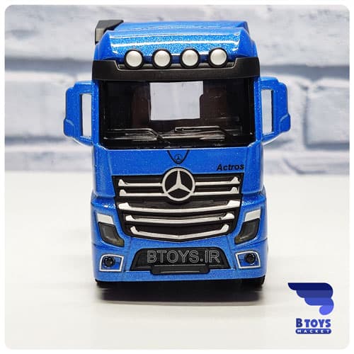 ماکت کله تریلی مرسدس بنز آکتروس آبی(Mercedes Benz Actros) — تصویر ۵