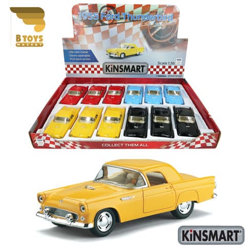 ماکت فورد تاندر برد1955 کینسمارت(FORD Thunderbird1955 kinsmart)