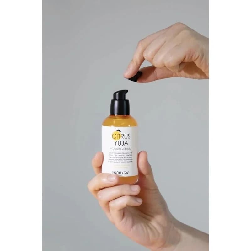 سرم پوست فارم استی مدل CITRUS YUJA VITALIZING حجم 100 میلی لیتر — تصویر ۳