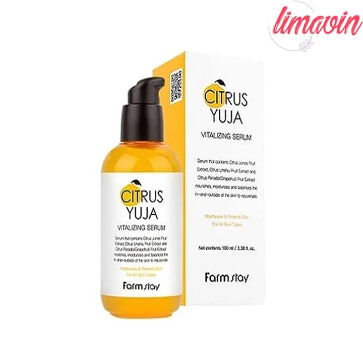 سرم پوست فارم استی مدل CITRUS YUJA VITALIZING حجم 100 میلی لیتر — تصویر ۲