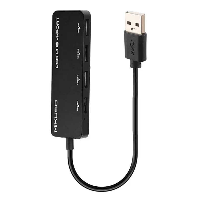 هاب 4 پورت MIKUSO USB2.0 مدل HUB-010 طول 30CM — تصویر ۲