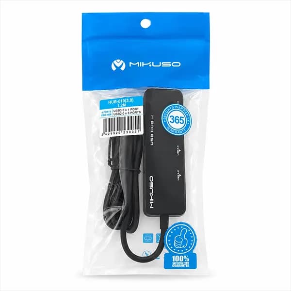 هاب 4 پورت USB2.0 و MIKUSO USB3.0 مدل HUB-010 طول 1.2 متر — تصویر ۳