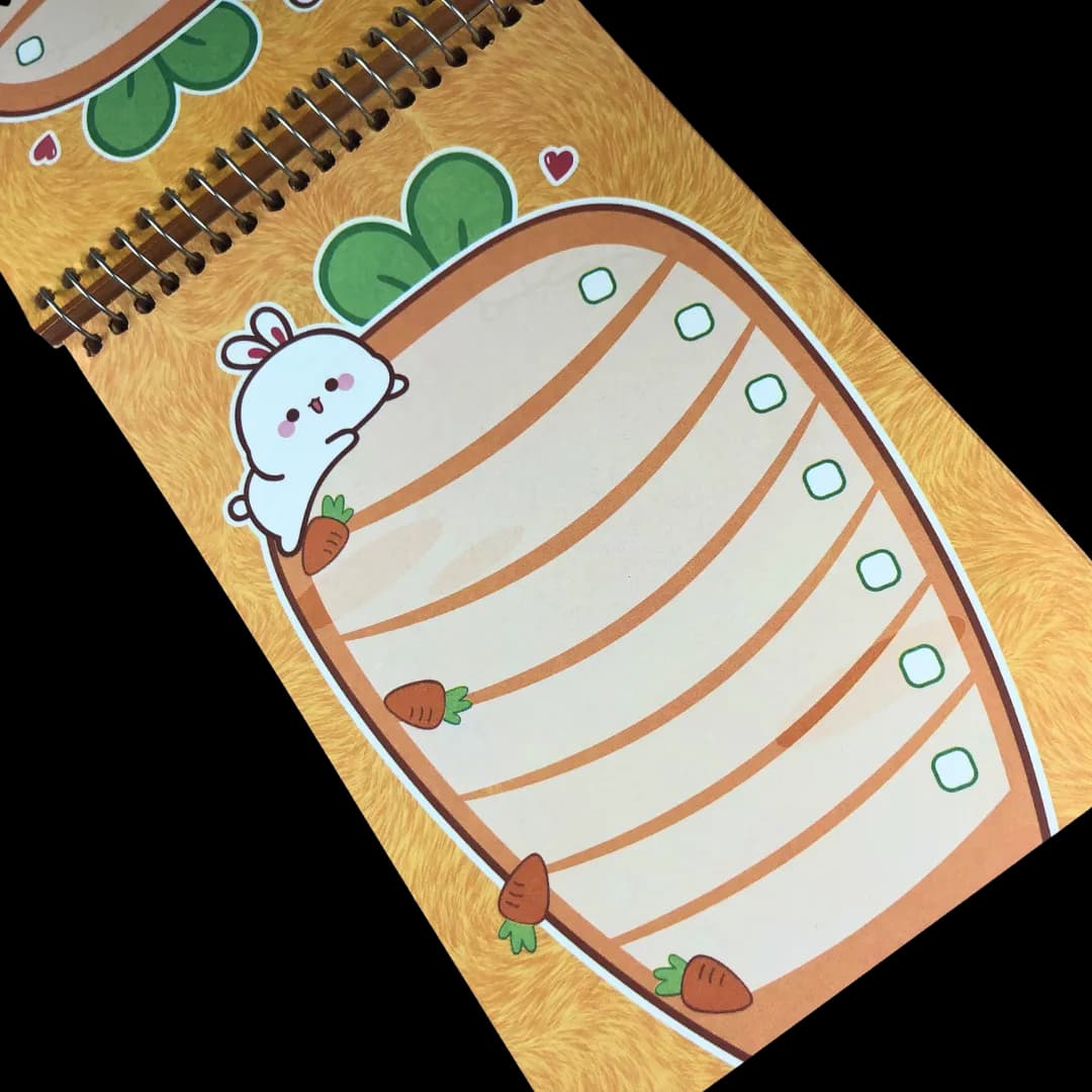 دفترچه سیمی سویل | طرح کیوت (Sevil Cute Notebook) — تصویر ۵