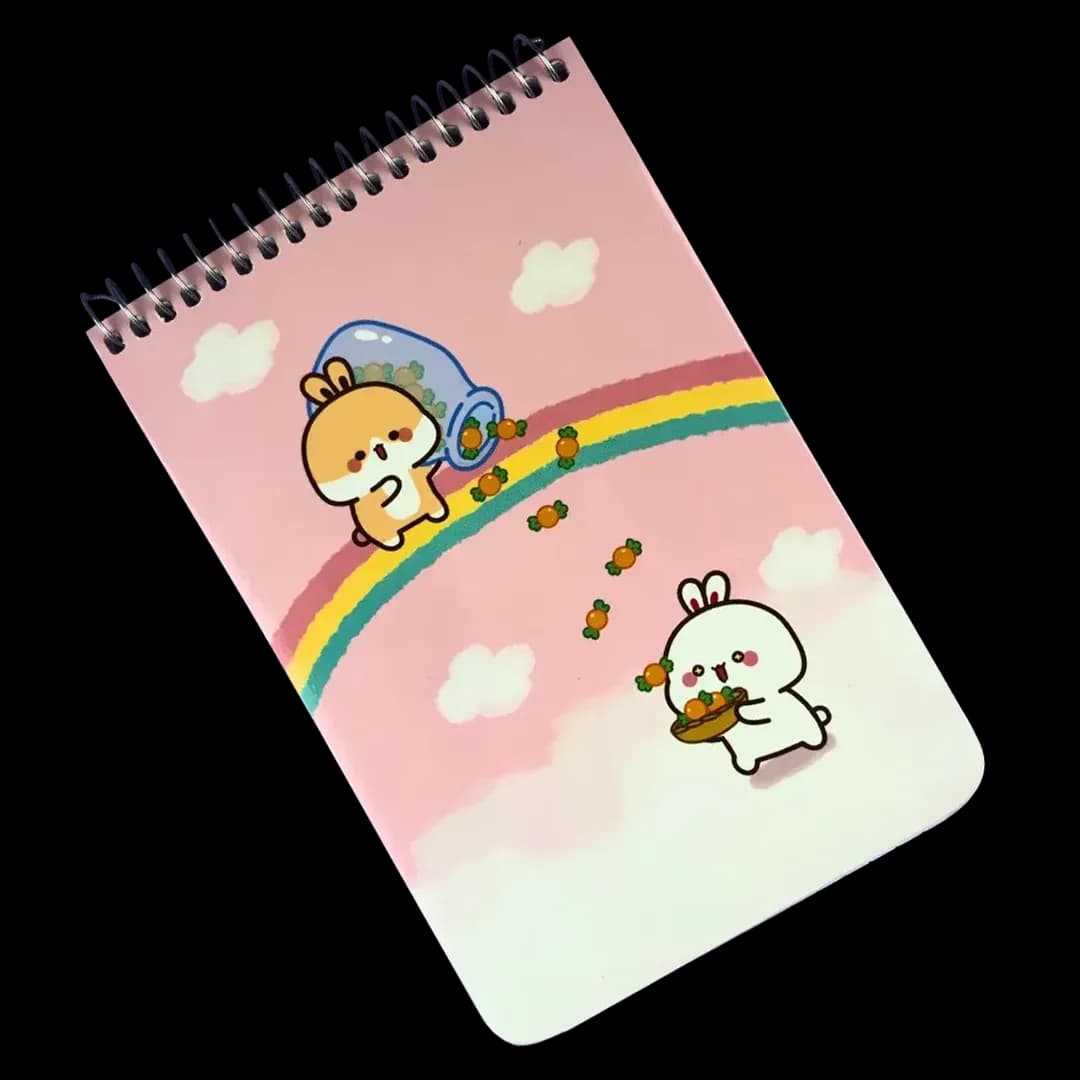 دفترچه سیمی سویل | طرح کیوت (Sevil Cute Notebook) — تصویر ۶