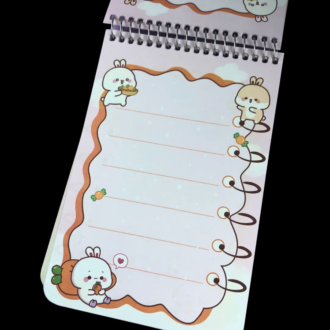 دفترچه سیمی سویل | طرح کیوت (Sevil Cute Notebook) — تصویر ۸