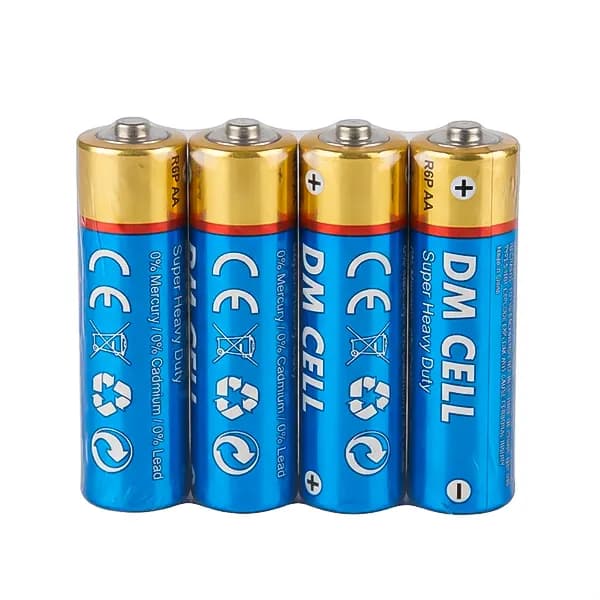 باتری قلمی شیرینک DM CELL مدل R6P بسته 4 عددی