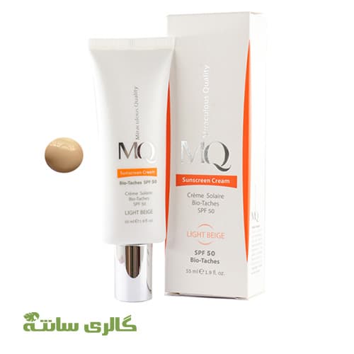 کرم ضدآفتاب ضدلک لایت بژ بایوتاچ ام کیو MQ کد KKPK0029