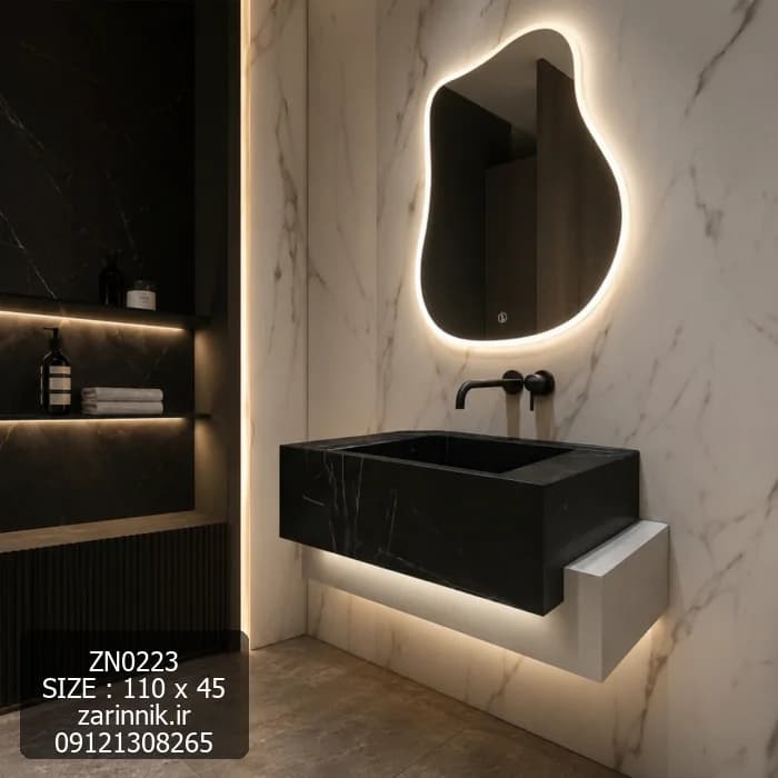 روشویی مدرن زرین نیک کد ZN0223