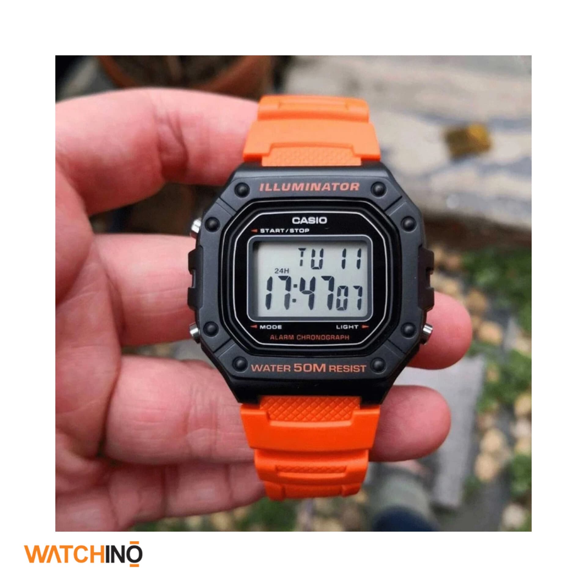 ساعت مچی کاسیو مدل Casio-Mens-W-218H-4B2 — تصویر ۴