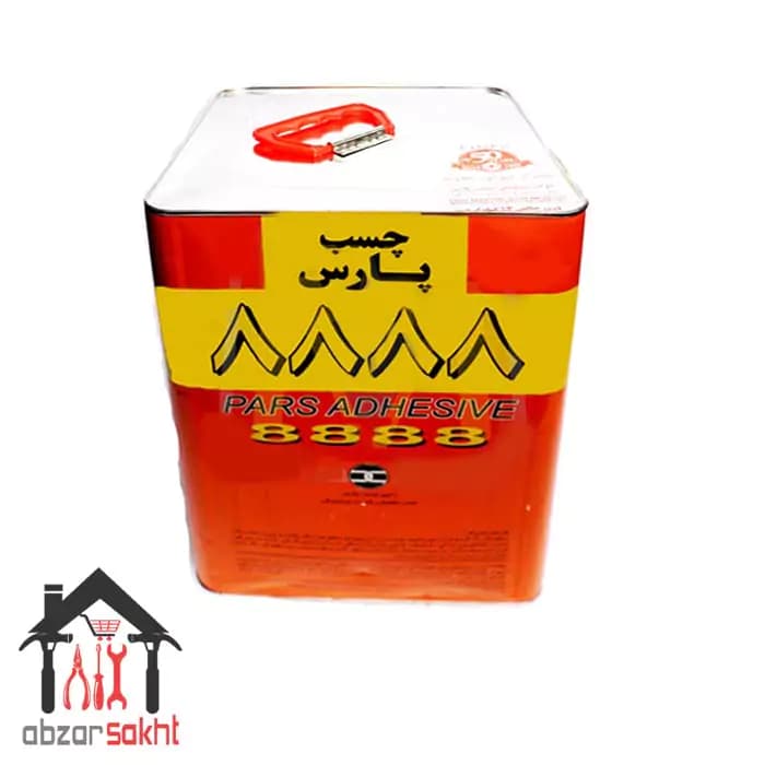 چسب صنعتی پارس 8888 حلب 17 لیتری (13 کیلو) — تصویر ۲
