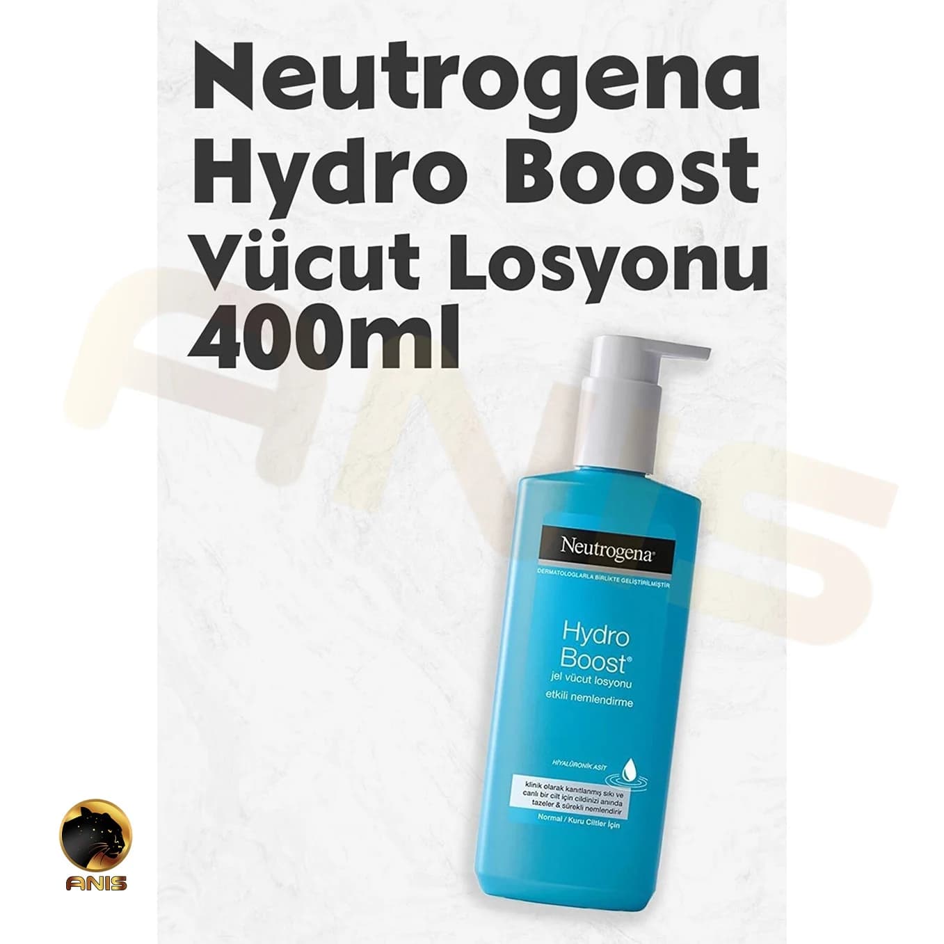 لوسیون ژلی بدن Hydro Boost نوتروژینا 400 میل — تصویر ۲