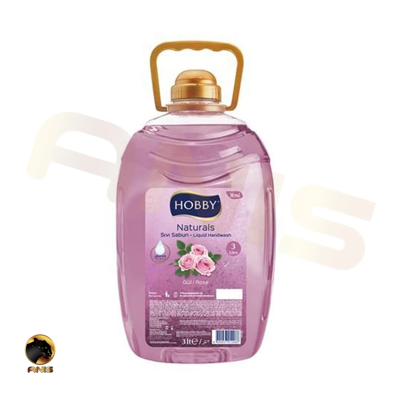 مایع دستشویی Gul هوبی با رایحه گل رز 3 لیتر